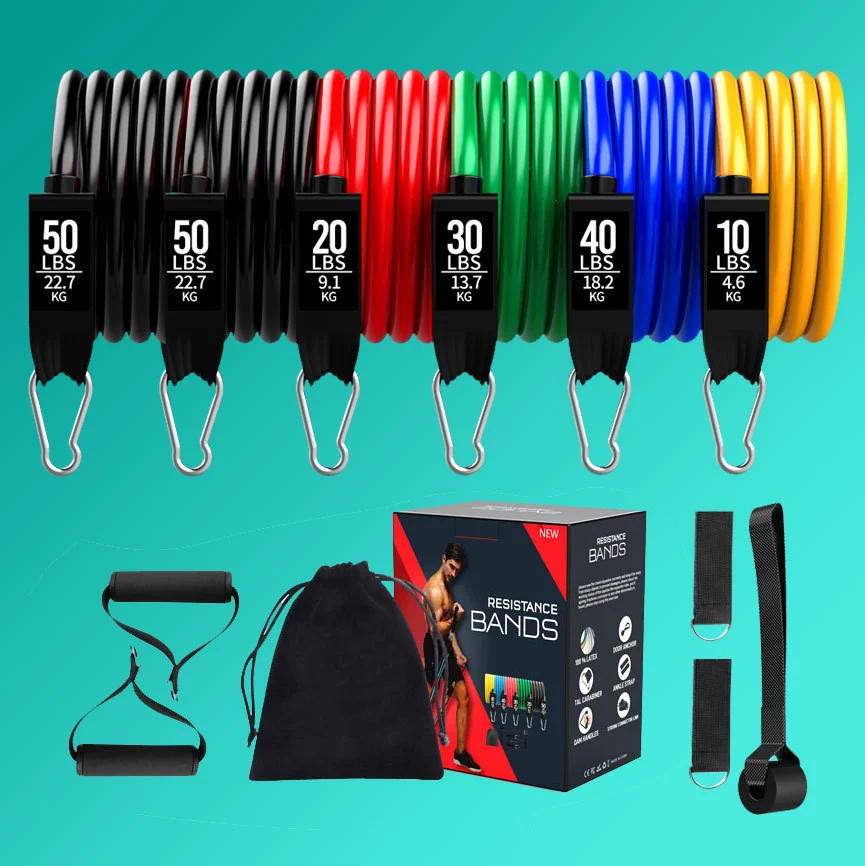 Latex Pull Rope Exercises Resistance Bands Stretch - Image 7
