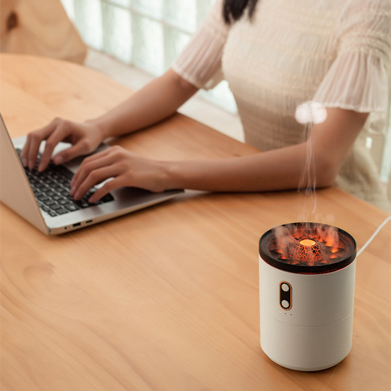 Volcanic Flame Aroma Essential Oil Diffuser USB - Image 3