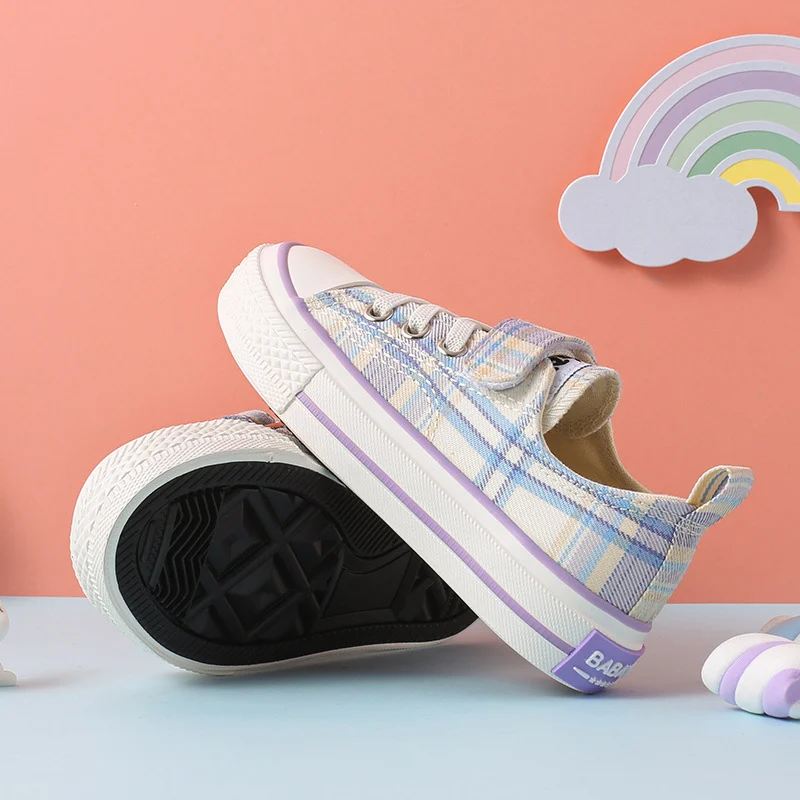 Barba Duck Children Girls Casual Striped Sneakers - Image 3