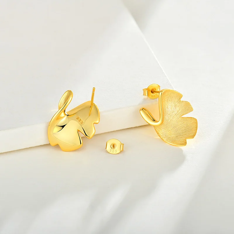 925 Sterling Silver Stud Earrings Earrings Female - Image 4