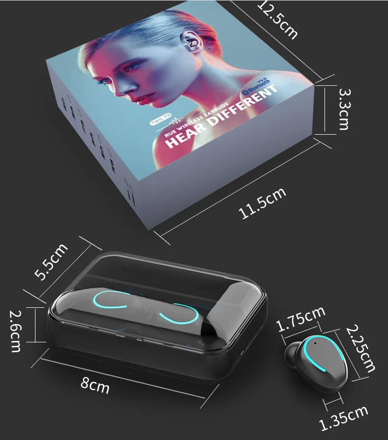 Multifunction Bluetooth Headset Binaural Movement Power - Image 4