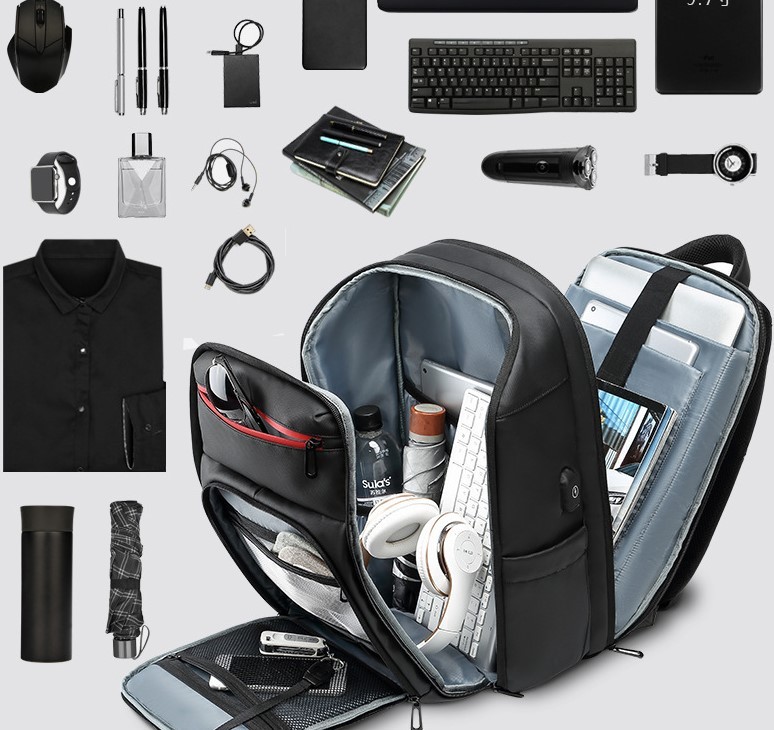 Waterproof Backpack with Multifunctional External USB - Image 2