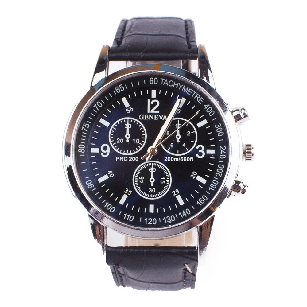 Blue Light Glass Wrist Watch Men Watches - Image 6