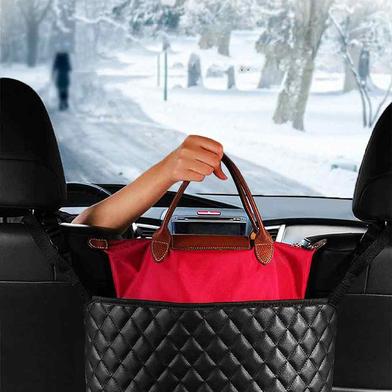 Car Storage Bag Handbag Holder Car Seat Storage - Image 3
