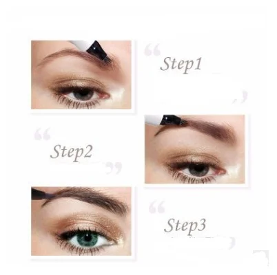 Waterproof Natural Eyebrow Pen Four-claw Eye Brow Tint - Image 3