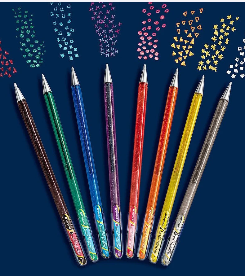 Pearlescent glitter 1.0mm gel pen - Image 2