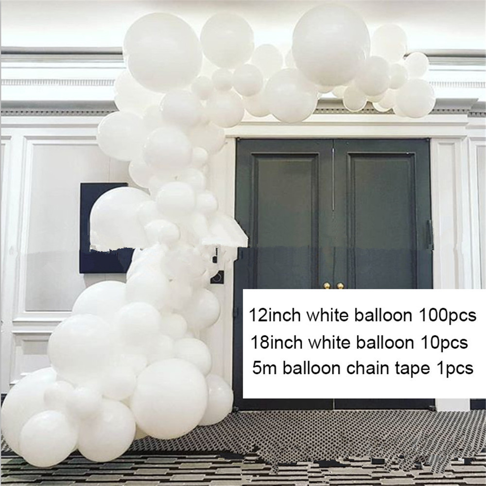 Macaron Balloons Garland Arch Rose Gold Confetti Ballon - Image 6