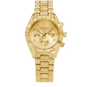 Women Crystal Quartz Analog Wrist Watch Fashion