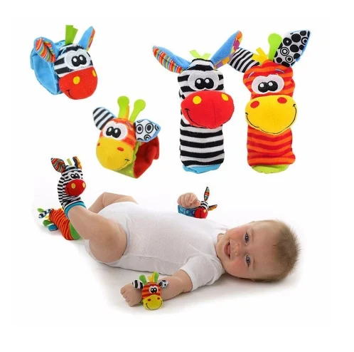 0-12 Months Soft Animal Rattle Infant Newborn Plush