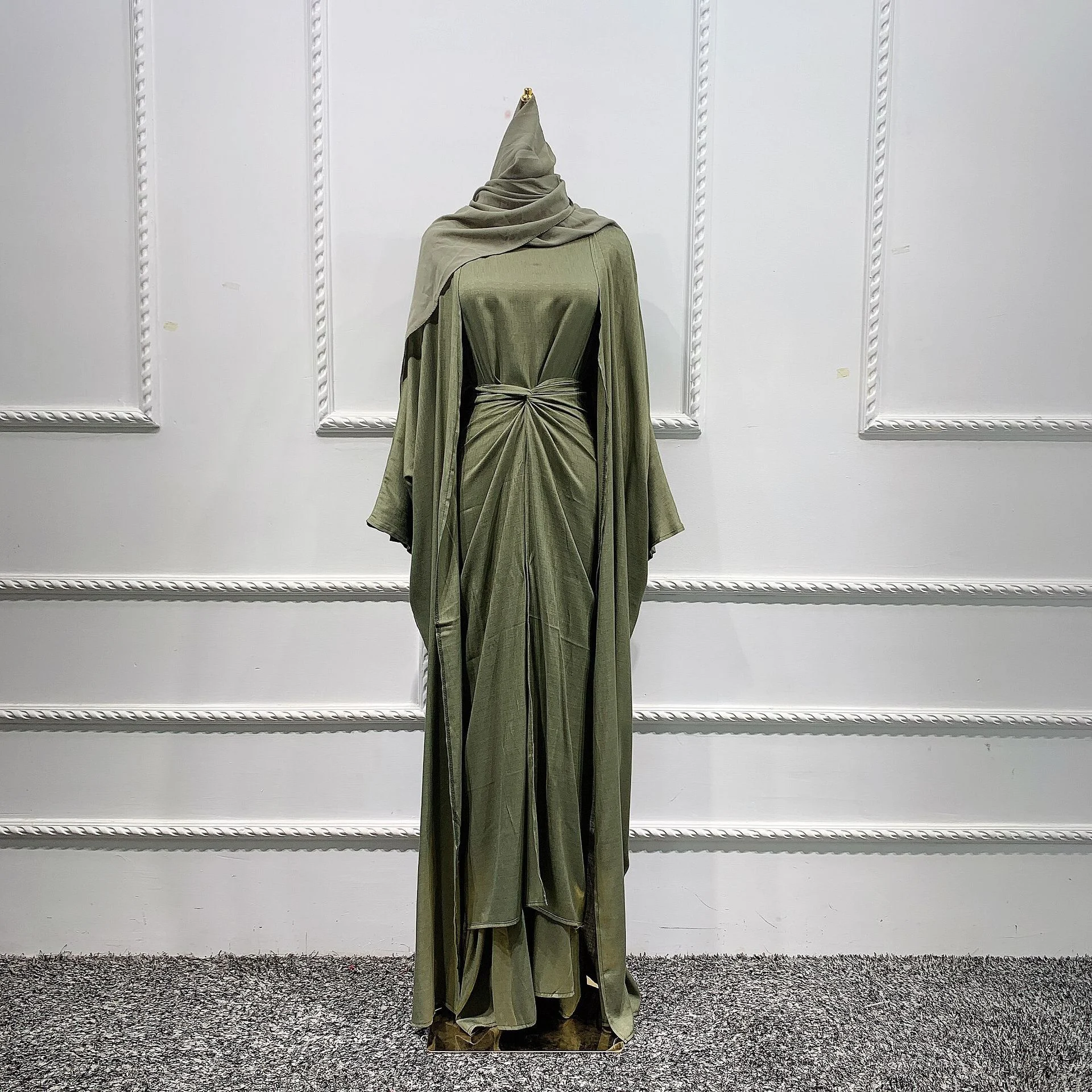 Ensemble Femme Musulmane Kaftan Abaya Dubai Turkey Islam - Image 4