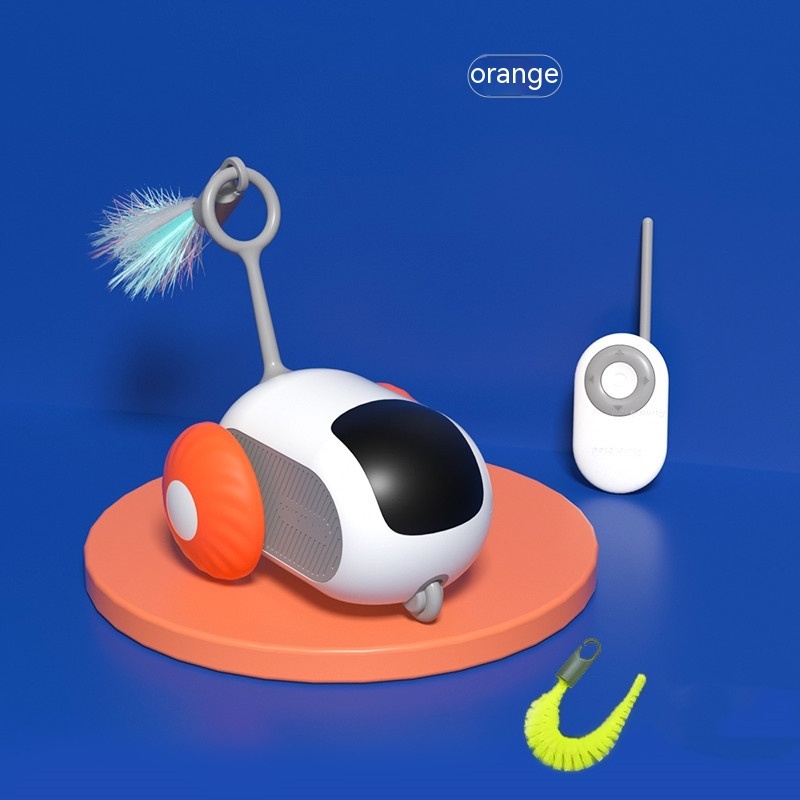 Interactive Remote Control Cat Toy Car – USB Rechargeable - Image 10