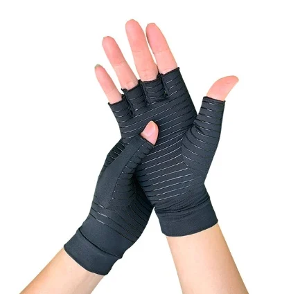 Breathable Health Care Half Finger Gloves - Image 9