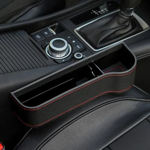 PU Car Organizer Seat Gap Storage Box Car Seat Side - Image 8