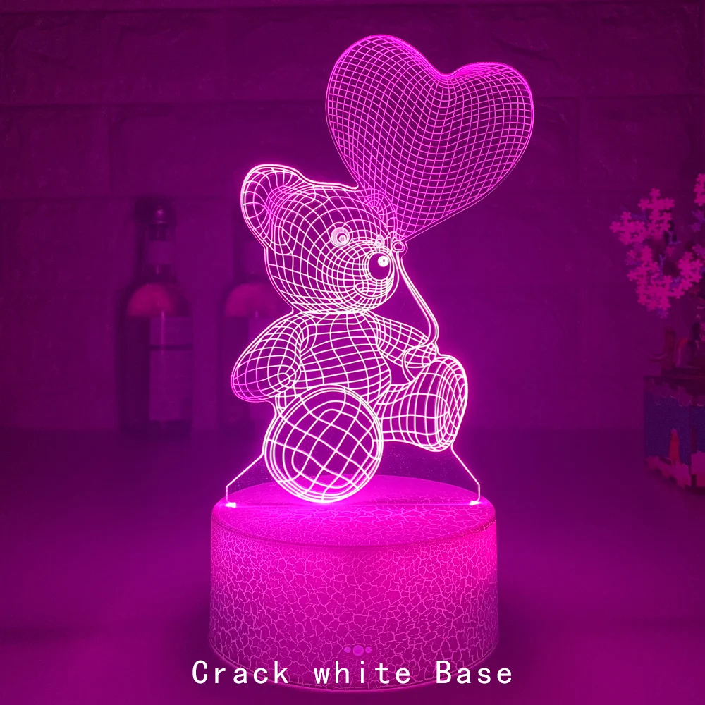 3D Lamp Acrylic USB LED Night Lights Neon Sign Lamp - Image 7