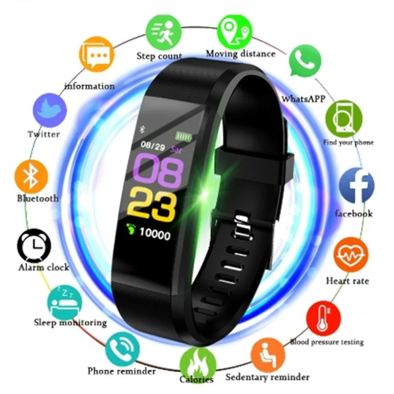 Screen Smart Wristband Heart Rate Monitor Fitness - Image 5