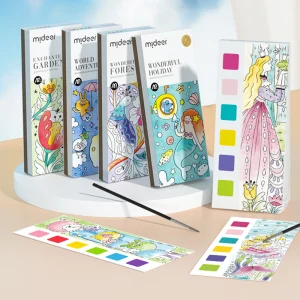 Pocket Watercolor Painting Book Children's Gouache
