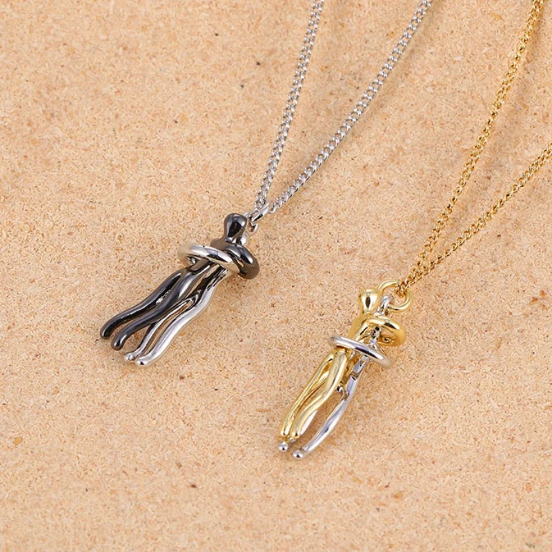 Affectionate Hug Necklace Couples Anniversary - Image 4