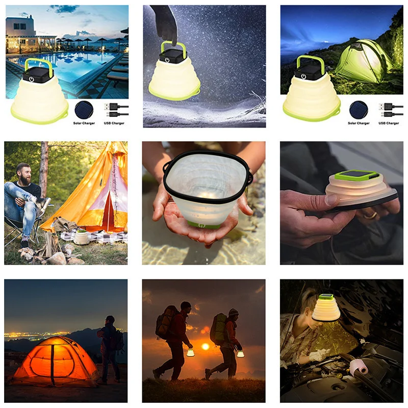 Collapsible Camping Light IP68 Waterproof Solar - Image 10