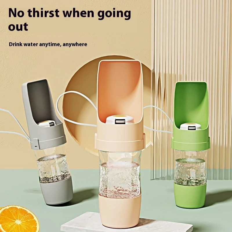 2 in 1 Travel Dog Water Bottle Pet Water Dispenser - Image 9