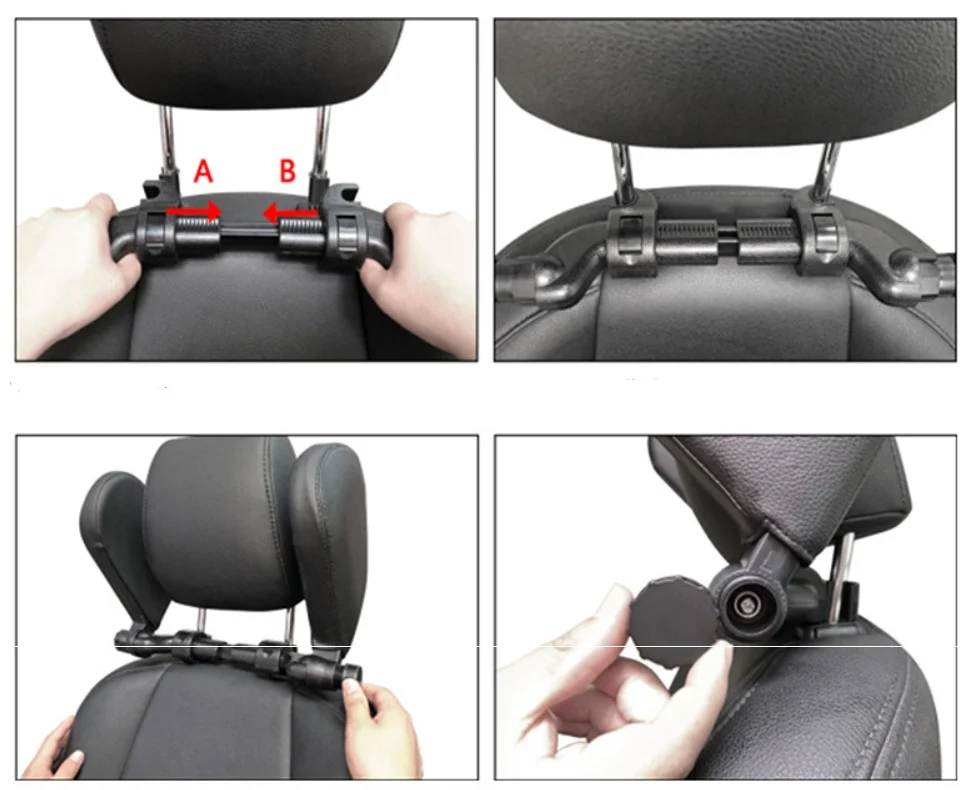 Car Headrest Pillow Sleep Adjustable Side Car Soft - Image 7
