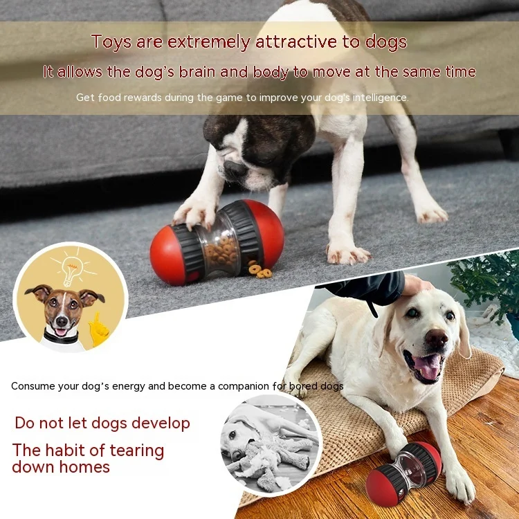 Food Dispensing Dog Toy Tumbler Leaky Food Ball Puzzle - Image 5