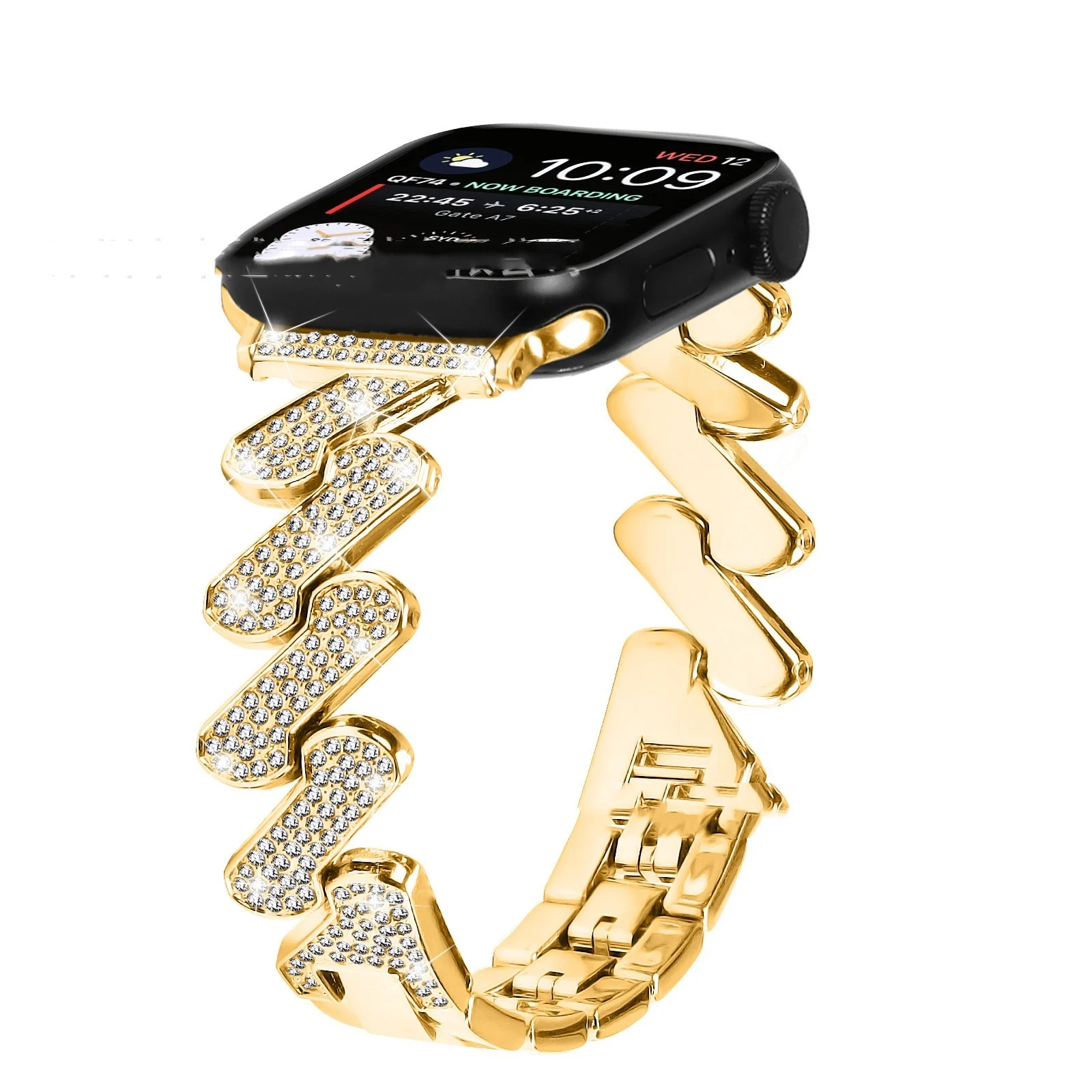 7-word Diamond-embedded Smart Watch Band - Image 8