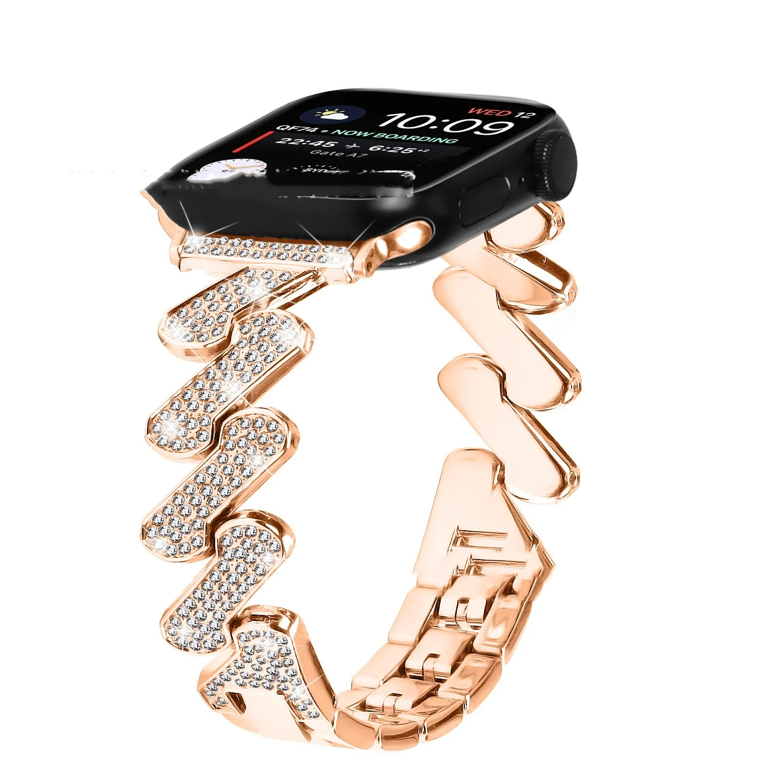 7-word Diamond-embedded Smart Watch Band - Image 10