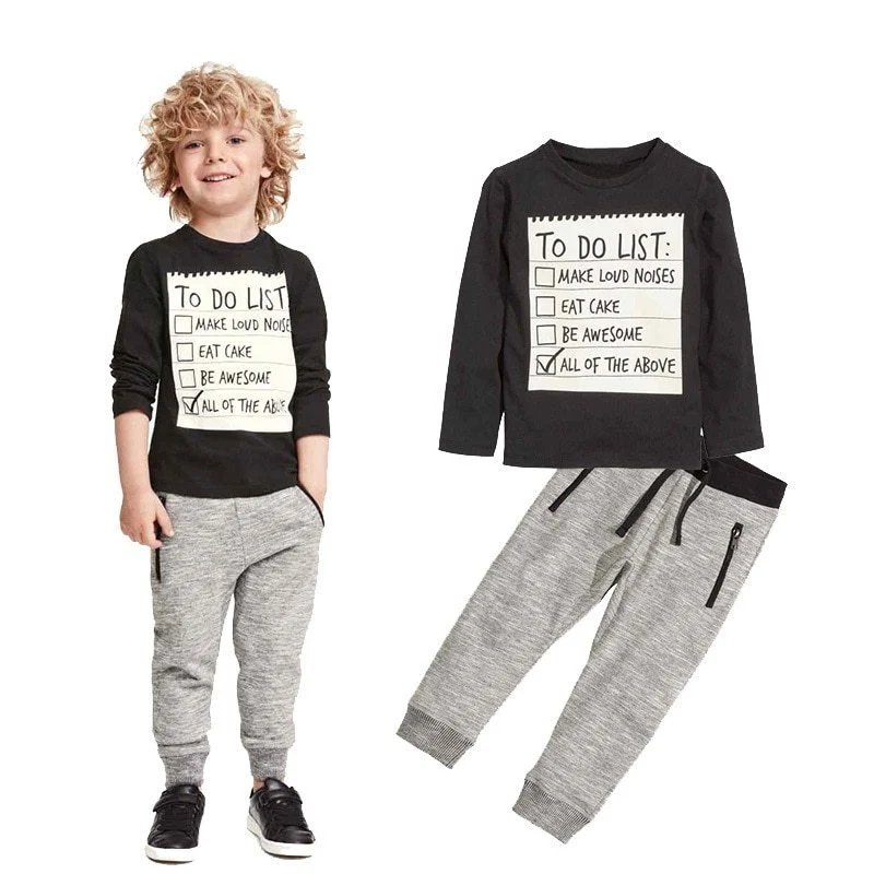 Kids Boys Clothing Set Baby Boy Casual Clothes Spring