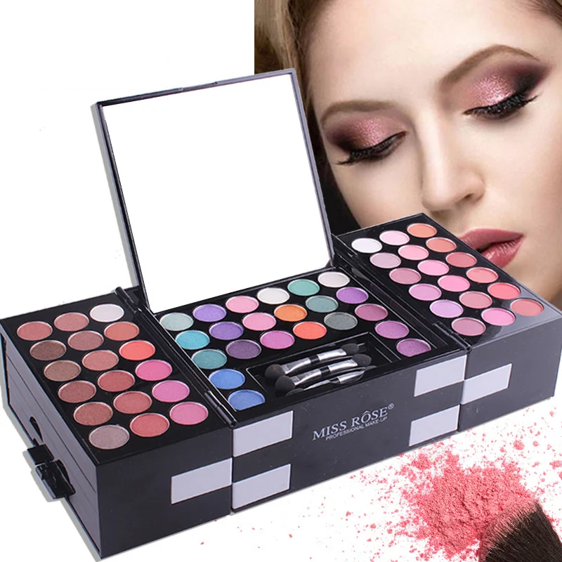 MISS ROSE 144 Color 3 Color 3 Color Eyeshadow Blush
