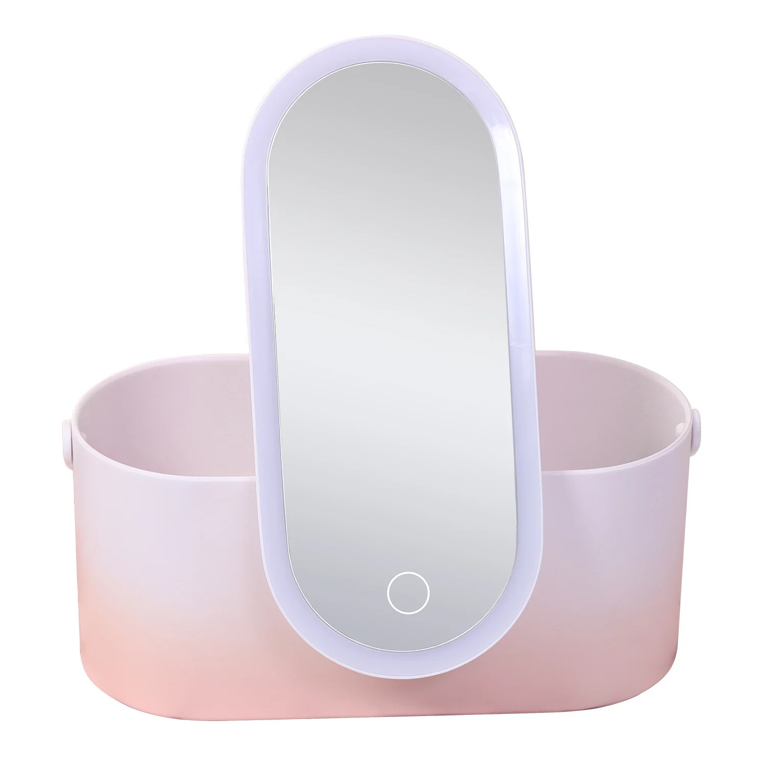 Storage Box LED Makeup Mirror Portable Portable Travel - Image 5