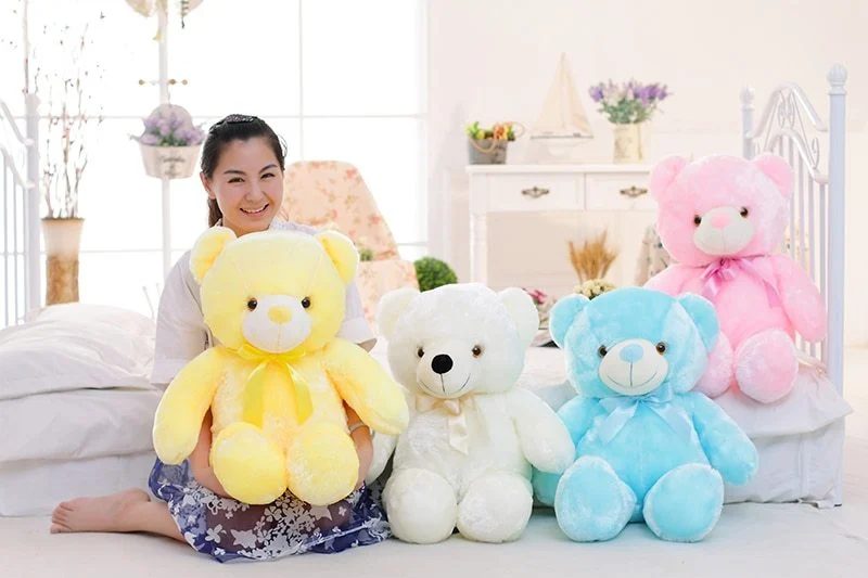 Creative Light Up LED Teddy Bear Stuffed Animals Plush - Image 3