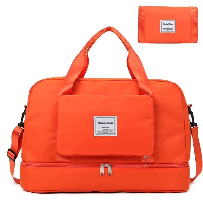 Foldable Travel Duffel Bags Sports Gym Tote Bag Women - Image 9