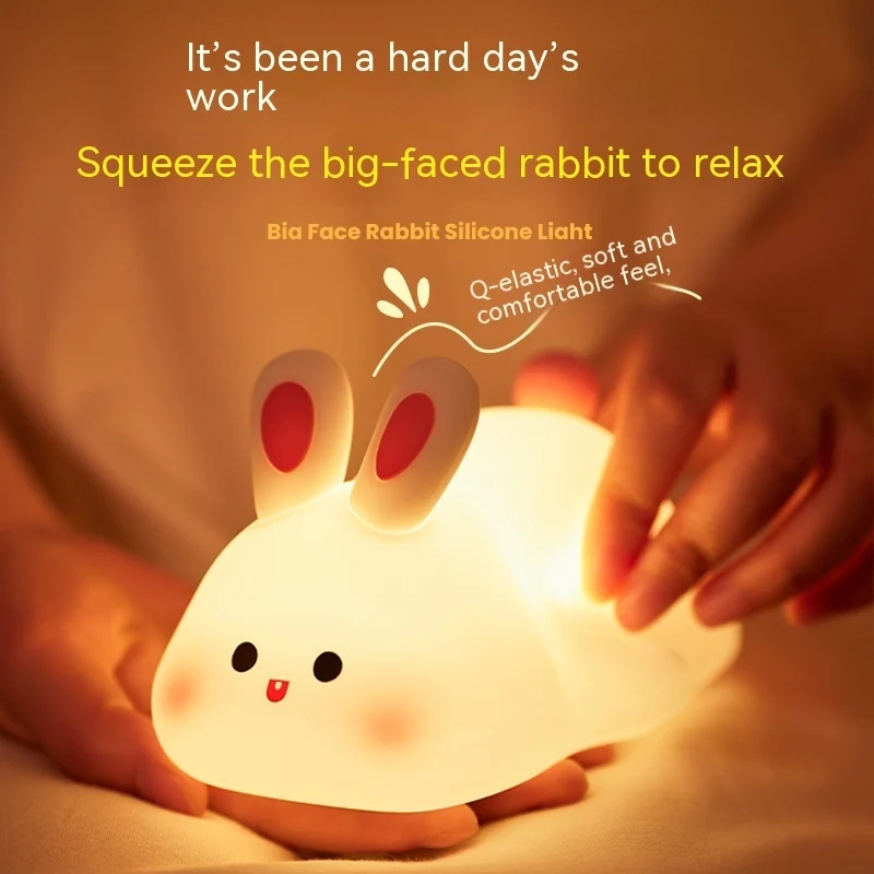 Cute LED Night Light Touch Sensor Cartoon Kid's - Image 4