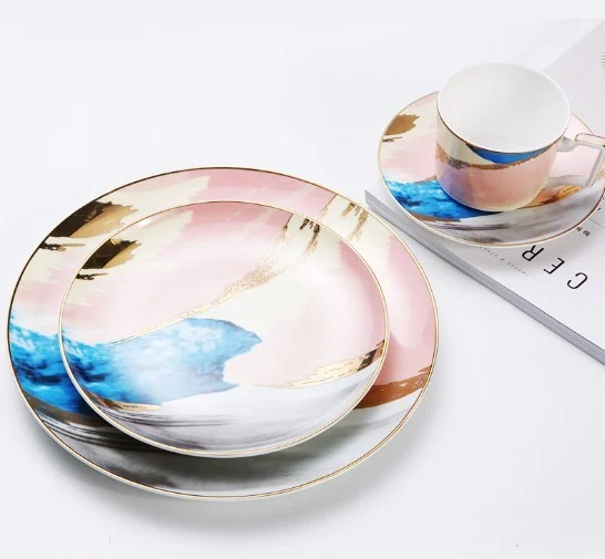 Watercolor Dessert Plates - Image 3