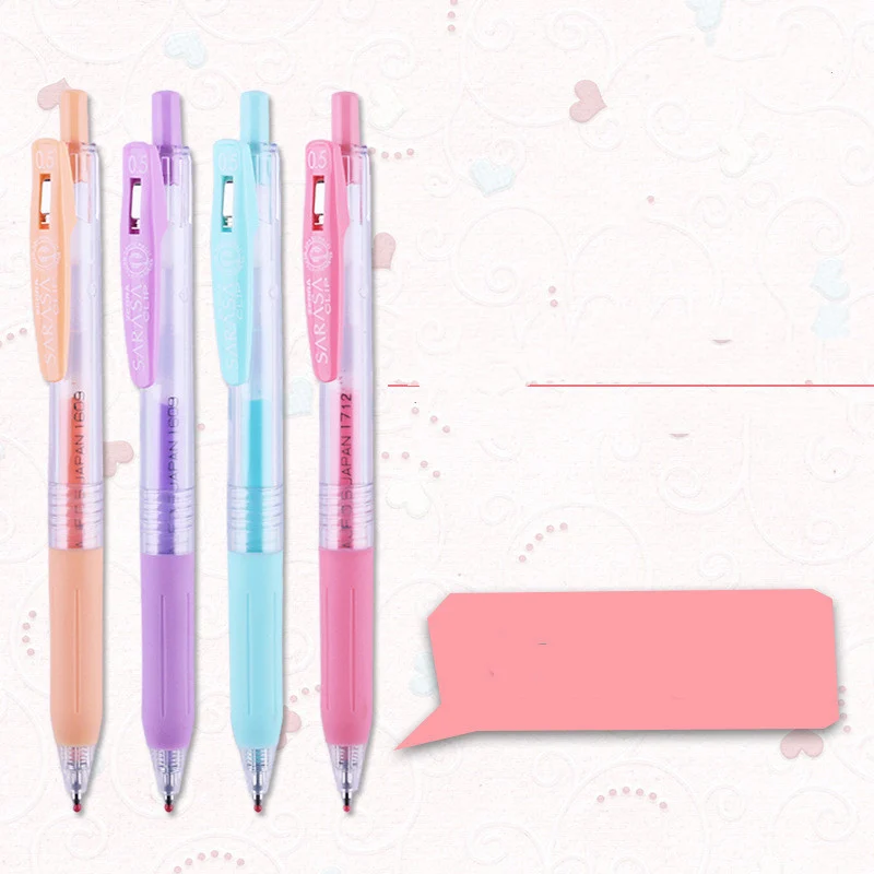 Color Press Gel Pen 8-Color Set Water Pen Milk Color - Image 2