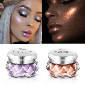 Face Highlighter Jelly Gel Mermaid Eyeshadow Glow Body