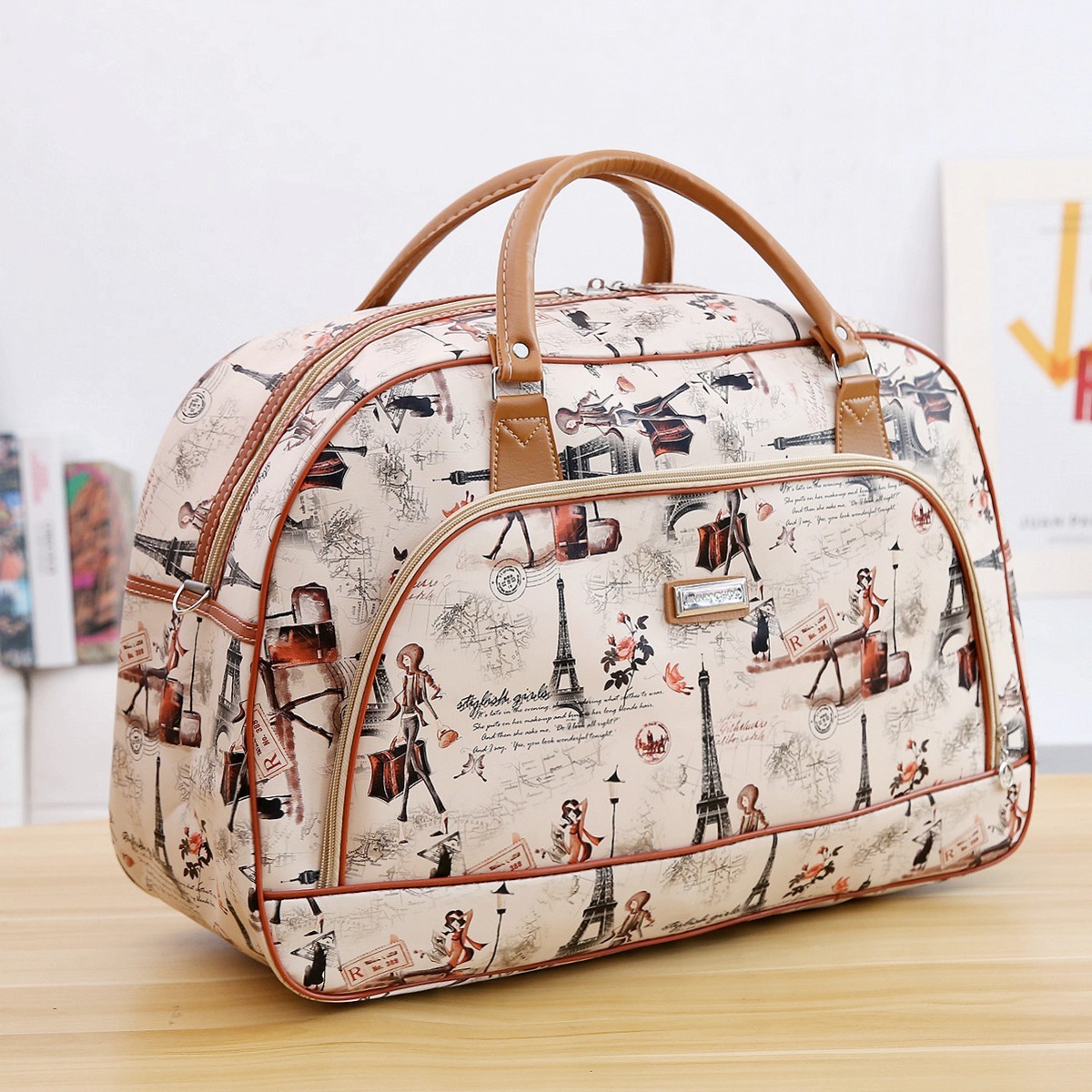 Hand Travel Bag Duffel Bag PU Gift Bag - Image 4