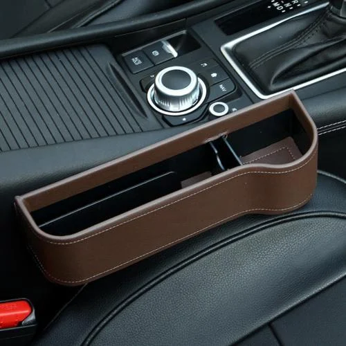 PU Car Organizer Seat Gap Storage Box Car Seat Side - Image 10