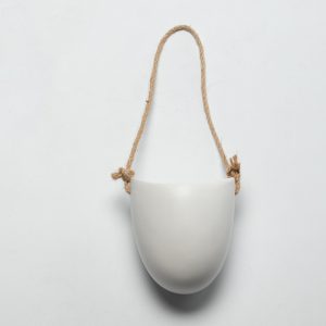 Wall-mounted Flower Pot Half Wall Ceramic Green Plant