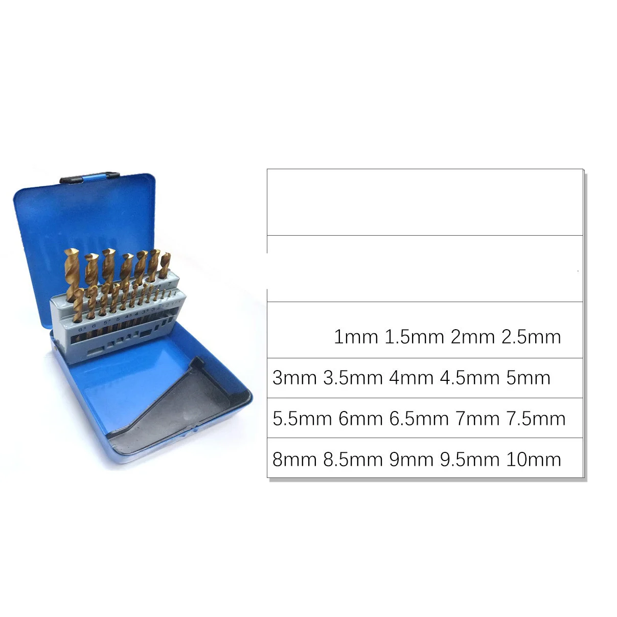 19 25-piece Set of Twist Drill Bits for Wood Board Thin - Image 8