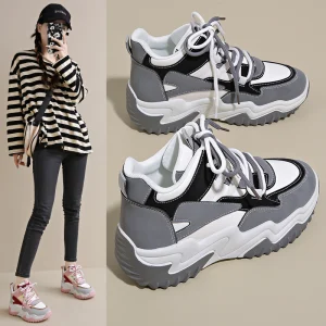Breathable High Top Sneakers Children