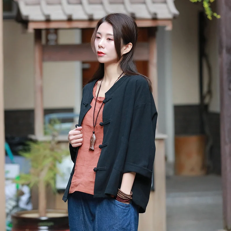 Traditional chinese blouse shirt tops for women - Image 3