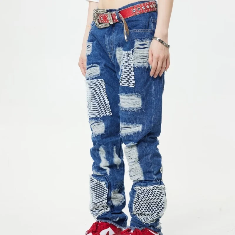 Accumulation Feeling Burrs Mop Trousers Men - Image 5