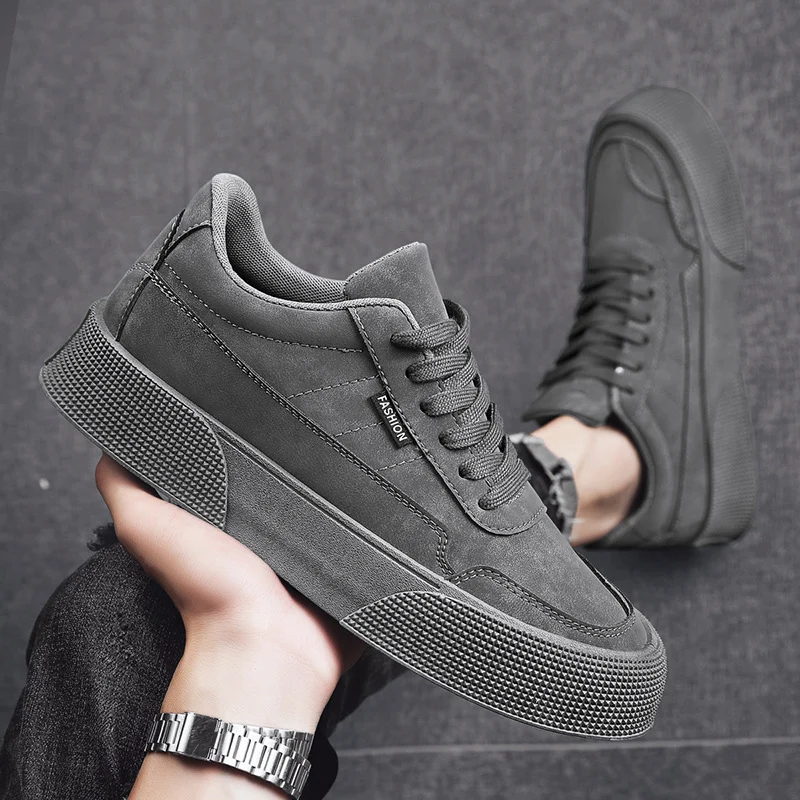 Casual Board Flat Shoes Men Breathable Thick-soled - Image 6