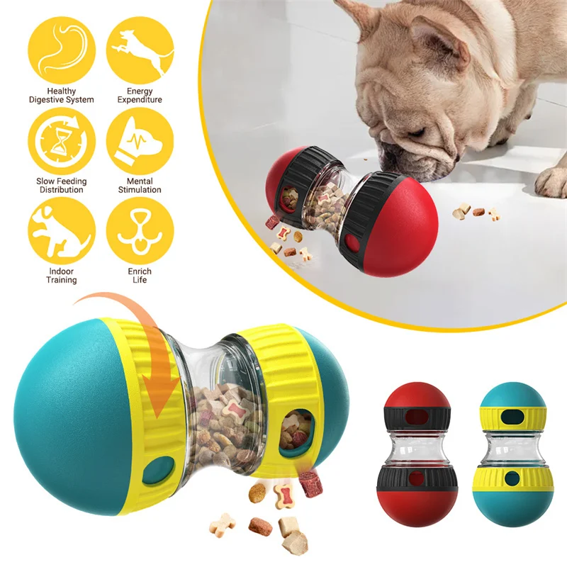 Food Dispensing Dog Toy Tumbler Leaky Food Ball Puzzle - Image 3