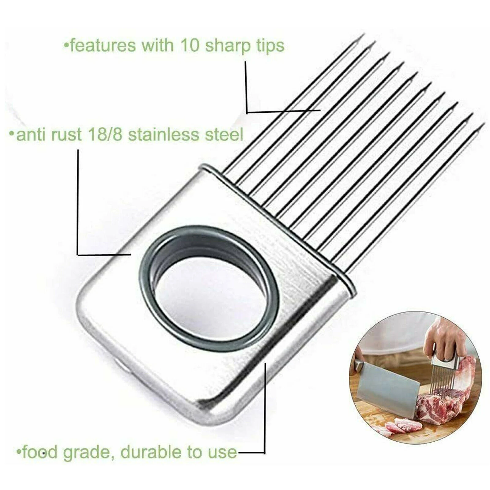 Onion Holder Slicer Vegetable Tools Tomato Cutter - Image 9
