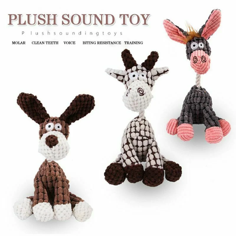 Dog Toy Play Funny Pet Puppy Chew Squeaker Squeaky