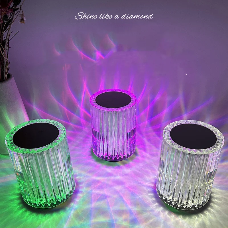 Crystal Lamp Table Lamp Atmosphere Creative Line Small - Image 7