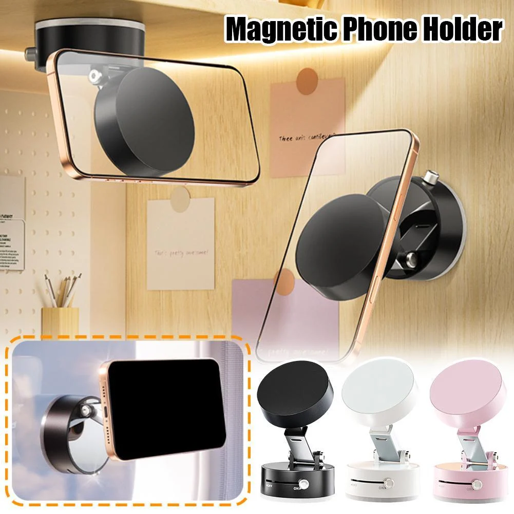 Foldable Magnetic Vacuum Car Phone Holder Foldable - Image 2