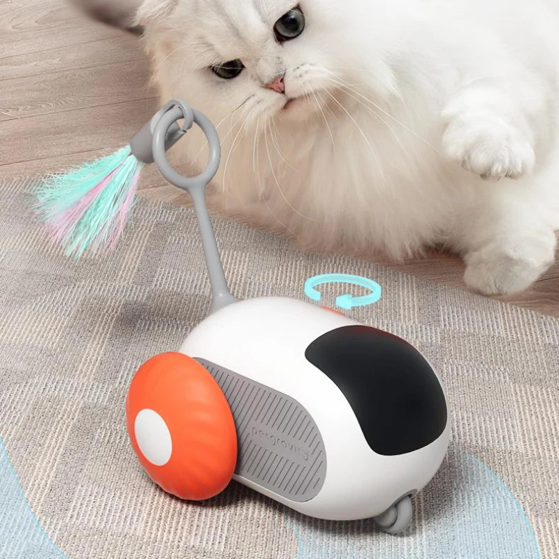 Interactive Remote Control Cat Toy Car – USB Rechargeable - Image 5